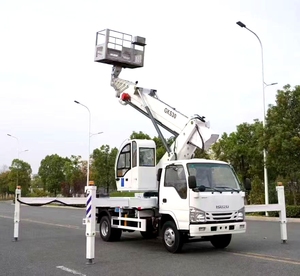 Camión Elevador Telescópico Isuzu Japonés de 35 m con Plataforma de Trabajo Aéreo para Levantar Trabajadores y Carga en Edificios Altos - Product Image 3