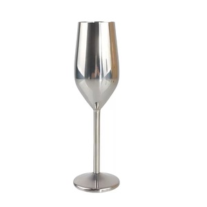304 Stainless Steel Unbreakable Stemmed Goblet Cocktail Glasses <strong>Champagne</strong> <strong>Flutes</strong> Wine Goblet for Party Wedding Anniversary - Product Image 4