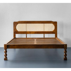 Muebles de Dormitorio de Diseño Antiguo Europeo, Juego de Dormitorio de Madera Clásico Francés de Lujo, Cama King Size con Función de Almacenamiento - Product Image 3