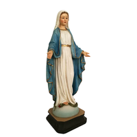 Statue religieuse en résine de 30 pouces, Vierge Marie, sculpture féerique de Noël pour articles religieux catholiques, pour cadeaux
