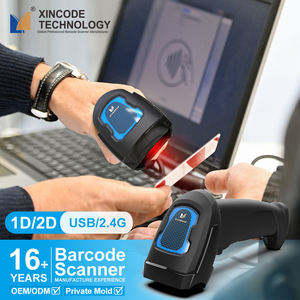 Xincode 1D và 2D QR Mã máy quét mã vạch hàng tồn kho Súng không dây quét giá mã vạch đầu đọc USB có dây QUÉT SÚNG - Product Image 1
