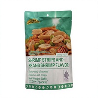 Tiras de Camarón y Frijoles con Sabor a Camarón, Certificados Halal, Crujientes, Suministro Diario para Exportación, a Granel, 2.5 kg