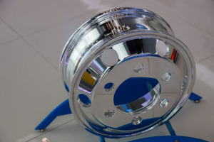 ขอบงานปรับแต่งทั้งสองด้านสีฟ้าสำหรับงานหนักขอบ22.5x9.0นิ้ว10x285 PCD 75 - Product Image 6