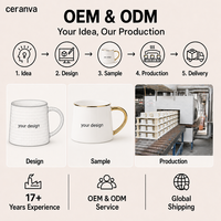 Mug en céramique personnalisé avec bordure et poignée dorées, mug à café blanc, design plaqué, vaisselle pour la maison, le bureau, le restaurant, cadeau, vente en gros