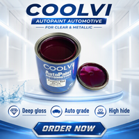 Fournisseur d'usine Accessoires de peinture automobile Prix avantageux Peinture automobile Peinture de retouche pour voitures 2k-26 Rouge violet