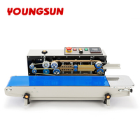 YOUNGSUN Machine à sceller les sachets en continu horizontal automatique Scellant pour film plastique Scellant à bande continue