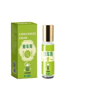 Zourunan OEM 10g Crema Roll-On para el Alivio del Mareo por Movimiento, Ungüento Herbal Calmante para el Náusea y Mareo por Viajes, Cuidado para Vómitos - Product Image 1