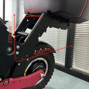 Base de Asiento Elegante para Scooter Eléctrico M5 G14 R8, Soporte para Cesta de Maletero, Caja de Transporte para Entrega de Comida, para Mayor Espacio de Almacenamiento - Product Image 3