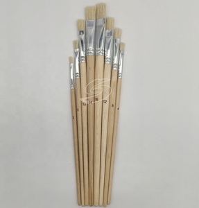 Manche en bois naturel bon marché Poils Artistes <span class=keywords><strong>Huile</strong></span> Art <span class=keywords><strong>Peinture</strong></span> Pinceau Ensemble - Product Image 2
