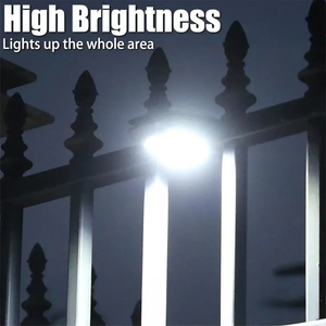 Lampu taman, lampu taman dekorasi Sensor gerakan PVC LED tenaga surya, luar ruangan tahan air dinding otomatis keamanan - Product Image 6