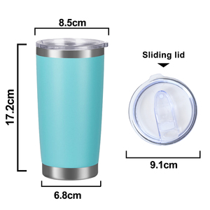 Biểu tượng tùy chỉnh 20oz ly cà phê chân không cách điện đôi tường thép không gỉ du lịch cốc cà phê cốc với rơm - Product Image 6