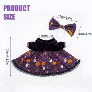Nouveau produit Porchgoose Porch Goose Costume d'Halloween en velours polyester imprimé avec nœud, ensemble de déguisement créatif - Product Image 2
