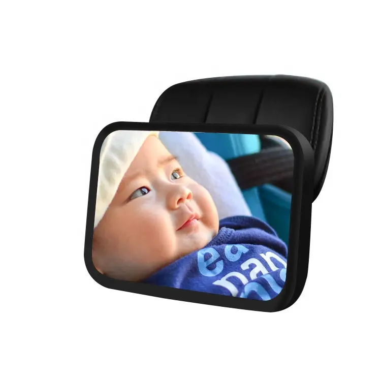 مرآة سيارة للأطفال ، سيارة أمان كبيرة من أجل الخلفية تواجه الأطفال الرضع مع رؤية واضحة وضوح الشمس ، ومقاومة للكسر وآمنة