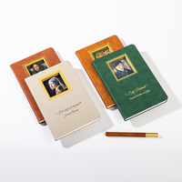 Journal en papier artisanal avec logo personnalisé, carnet de notes artisanal de qualité supérieure, cadeau d'entreprise élégant et de marque pour les partenaires commerciaux