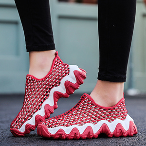 Baskets respirantes unies pour femmes toutes saisons, style marche antidérapant avec soutien stable, semelles en caoutchouc, usage quotidien - Product Image 5