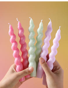 เทียนแท่งเกลียวแบบแพ็คคู่ GL Wholesale สำหรับงานแต่งงาน งานเลี้ยงอาหารค่ำ เทียนทรงกระบอกแบบเผาไหม้นาน ชุดเทียนสำหรับทุกฤดูกาล ของขวัญสำหรับตกแต่งบ้าน - Product Image 4