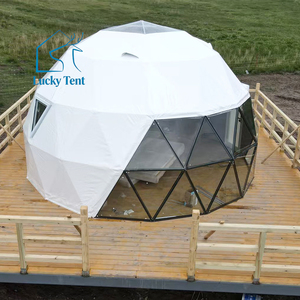 Tente Dôme Transparente PVC Quatre Saisons Imperméable pour Jardin Extérieur avec Fenêtre <span class=keywords><strong>Vitrée</strong></span> Effet Ciel Étoilé – Grande Vente - Product Image 1
