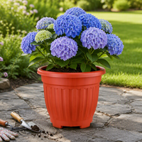 Pot de fleurs en plastique PP léger de style européen moderne minimaliste antique romain de haute qualité pour jardinage intérieur avec drainage