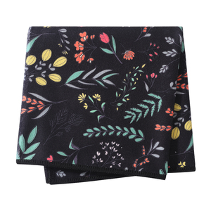 ผ้าขนหนูไมโครไฟเบอร์สำหรับห้องครัวผ้าเช็ดจานพิมพ์ดิจิทัลลายดอกไม้ดูดซับได้ดีเป็นมิตรต่อสิ่งแวดล้อม - Product Image 3