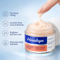 Crème anti-rides pour le cou personnalisée OEM, crème raffermissante pour le visage, crème éclaircissante pour les ridules, crème hydratante coréenne anti-rides pour le cou