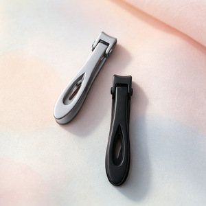 Stainless steel <b>sandblasted</b> nail clippers, large opening size, unisex nail trimmers. - Product Image 1