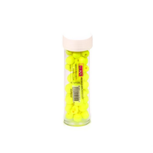 ILAN Perline Fluorescenti Gialle 8mm per Gioielleria - Product Image 2