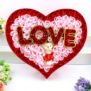 Rosa Eterna 'Love 100 Forever' Rosa, Romantica Idea Regalo per <span class=keywords><strong>San</strong></span> <span class=keywords><strong>Valentino</strong></span>, Fiori Veri Conservati Fatti a Mano - Product Image 1