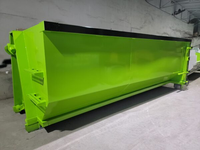Benne à ordures de construction pour le recyclage des déchets Crochet de levage Bac empilable Conteneur Machines de traitement des déchets