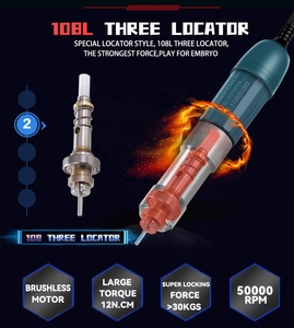 Meuleuse électrique à double poignée 300W pour la façonnage de prothèses dentaires, la découpe de prothèses, la sculpture sur acier et pierre de jade - Product Image 3