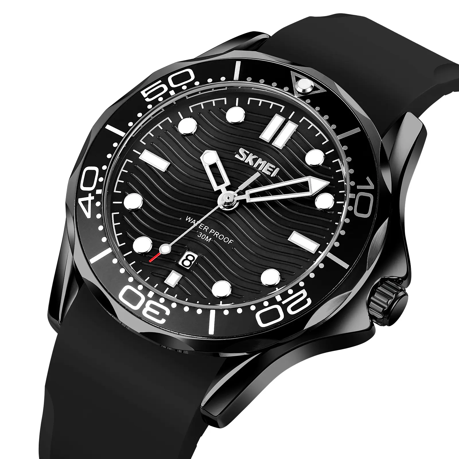 Skmei 9276 Fashion Quartz Watch Men's Black Watch Business Wristwatches Waterproof Quartz Watch Luxury