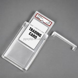 Boîte de protection en acrylique anti-UV pour cartes gradées <span class=keywords><strong>Pokemon</strong></span> PSA CGC, boîte de protection magnétique 35PT pour cartes de sport, support de rangement pour cartes à collectionner - Product Image 3