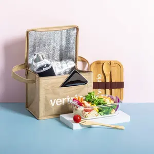 Bolsa térmica de papel para merchandising sostenible y natural - Product Image 2