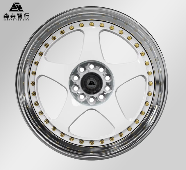 SY Custom Luxury 2-Piece 18/19/20/21-Inch 5x114.3 Forged Aluminum Wheels  Deep Lip Brush Spoke Design