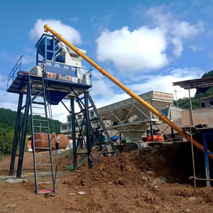 Minrui Factory HZS50 Ready 50m3 Línea de producción por lotes de mezcla de hormigón Componentes básicos con motor - Product Image 3