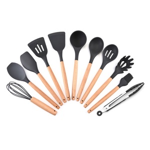 Premium <b>Silicone</b> Kitchen Utensils Cooking <b>Tools</b> Set Heat Resistant Spoons Whisk Turner Non-stick Cooking Utensil for Kitchen - Product Image 1