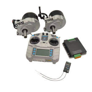 Motore a Riduzione Secondaria DC a Spazzole 24V 250W - 75/120rpm Albero 44mm per Sedia a Rotelle - Product Image 2