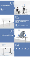 Bureau et chaise à hauteur réglable, Table basse, pour enfants, hauteur réglable