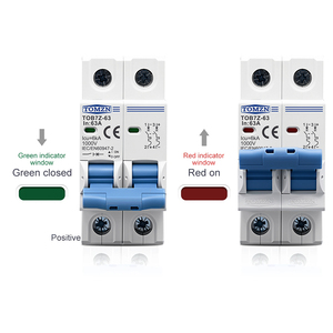 TOMZN 2P DC 1000V Mini Interruptor Automático Solar 3A 6A 10A 16A 20A 25A 32A 40A 50A 63A DC MCB para Sistema Fotovoltaico - Product Image 4