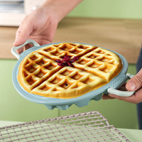 Nouveau moule à gaufres rectangulaire en silicone - Plaque de cuisson multifonction pour chocolats, muffins et gâteaux |   Antiadhésif, résistant à la chaleur, durable