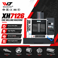Machine de fraisage CNC verticale WOJIE XH7126 pour la fabrication en série de composants mécaniques