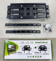 Support mural TV robuste à double bras articulé pour écrans de 40 à 80 pouces, charge maximale 50 kg, mouvement complet, 120° °   Rotation ±15° °   Tilt Factory Direct