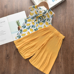 Precio de Venta, Etiqueta Personalizada, Ropa Infantil de Alta Calidad, Conjunto de Pantalones Cortos y Camiseta de Manga Corta para Niñas, Trajes a Rayas para Bebés, Conjuntos de Ropa para Niños - Product Image 5