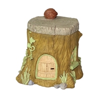 Grande maison de jardin en résine polyrésine, décor féerique, Mini-maison de décoration, 4.25 pouces, offre spéciale