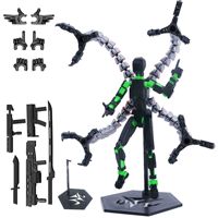 Figurine articulée Spider Action en plastique imprimé en 3D, modèle de collection, décoration de bureau, jouet