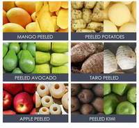 Industriële Sinaasappel Peer Citroen Persimmon Draak Fruit Mango Slice Snijmachine Dunschiller Gesneden Schil Machine