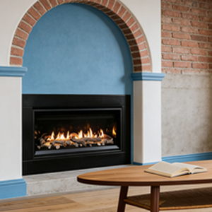 Caminetto <span class=keywords><strong>a</strong></span> <span class=keywords><strong>Gas</strong></span> Personalizzato con o Senza Telecomando, <span class=keywords><strong>Dimensioni</strong></span> 48-80 Pollici, Possibilità di Aggiungere Tronchi Finti, Alimentazione <span class=keywords><strong>a</strong></span> <span class=keywords><strong>Gas</strong></span> Naturale o Propano - Product Image 6