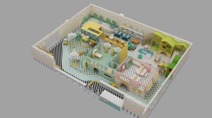 Parque Infantil Interior Popular, Parque Infantil Interior Comercial Personalizado con Temática Espacial, Equipo de Juego Infantil Interior en Venta - Product Image 1