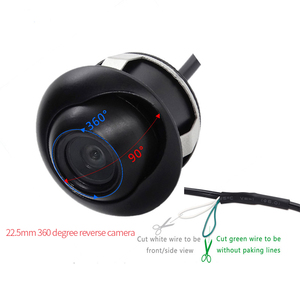 車のリアビュー用フィッシュアイバックビューレンズ付き360度HDCCDリアビューカメラ広角防水リバースカメラナイトビジオ - Product Image 6