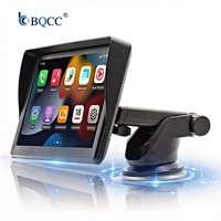 Autoradio Android BQCC avec écran HD 7 pouces, CarPlay, moniteur portable, AUX/BT/FM/DVR, caméra de recul, système multimédia pour véhicule
