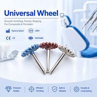 Outil abrasif flexible multi-lames Ouwen pour le polissage de composites, restauration intra-orale, laboratoire dentaire, roue universelle